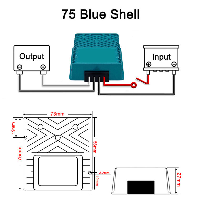 DC9-36V to DC12V Waterproof IP67 Power Converter DC9-36V to DC12V Waterproof IP67 Power Converter
